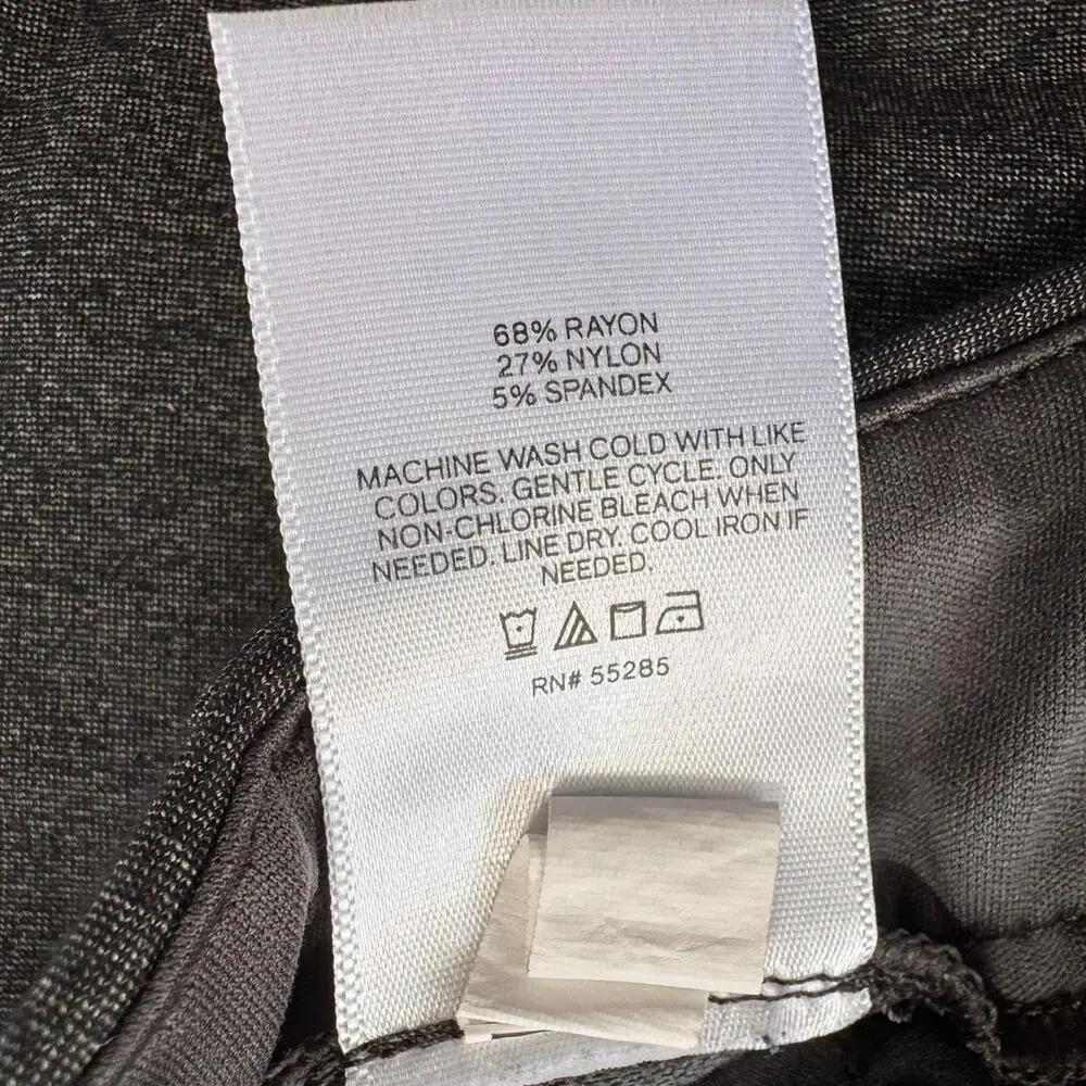 Express High Rise Skinny Size 10 Gray Pants Rayon Nylon Spandex